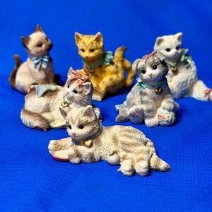 DEAL ~ Set of Collectible Kitten Figurines~ Numbered and Registered.